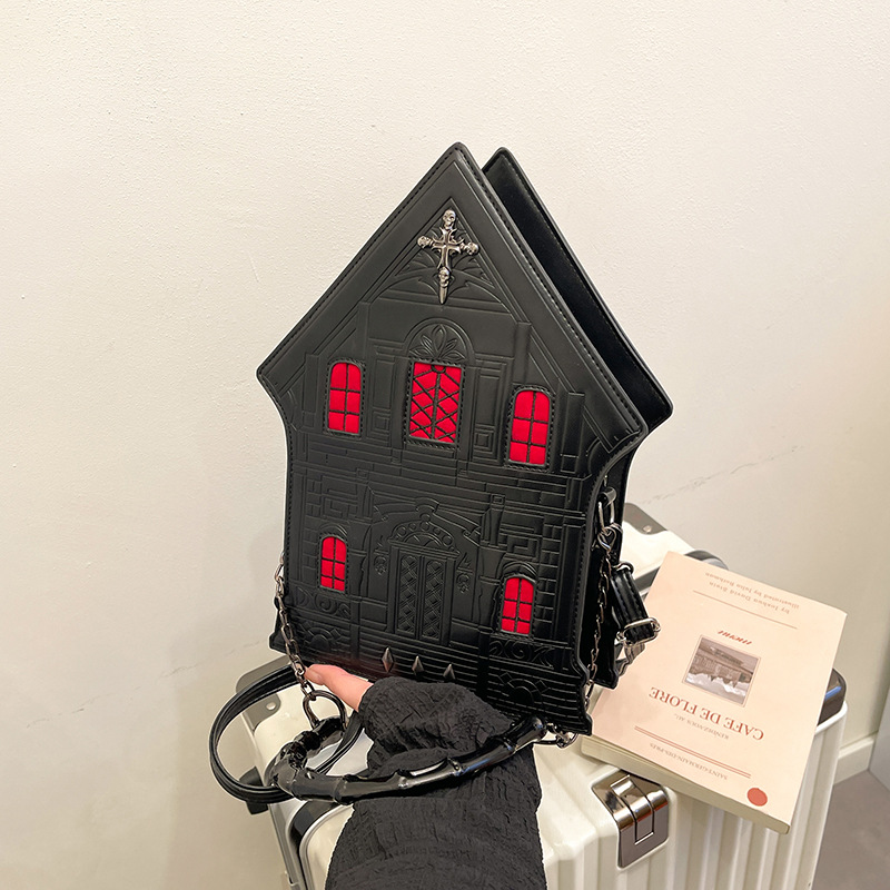 Interior Design Luxury House - House Cartoon Crossbody Bag for Women