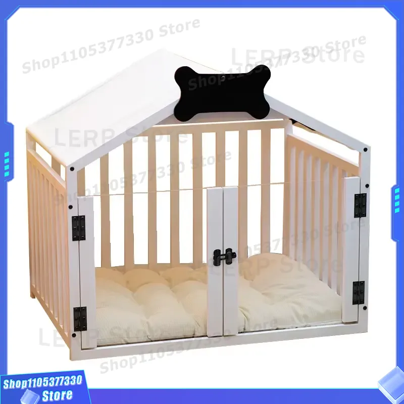 Interior Design Luxury House - Solid Wood Pet Kennel Luxury Interior