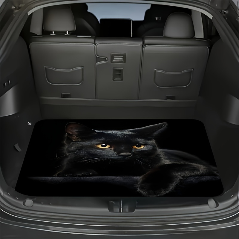 Interior Design Graphic Design - 1pc Car Trunk Mat, 2D Graphic