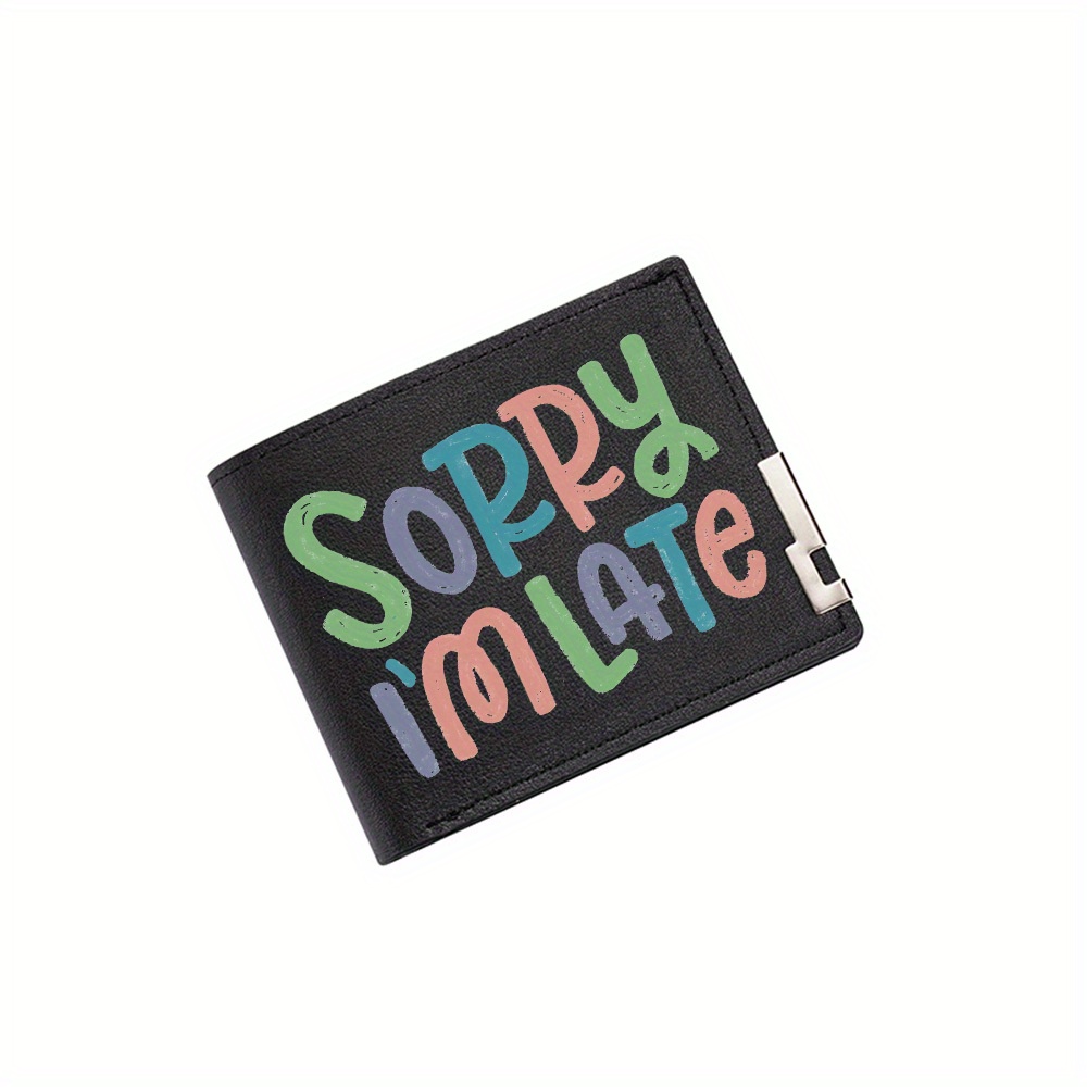 Interior Design Illustrated - Colorful Sorry Late Text Illustration Men's