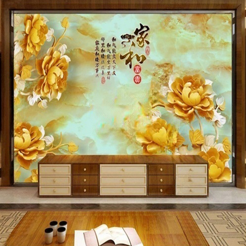 New Chinese Style Custom Mural - огляд і ціна Interior Design With Wallpaper