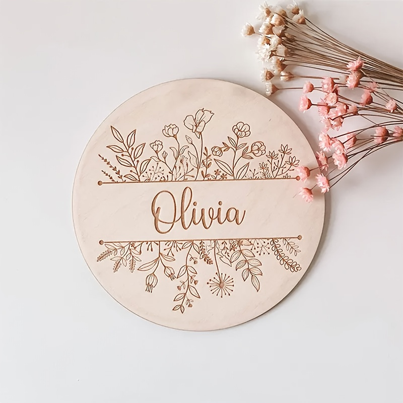 Personalized Floral Engraved N - огляд і ціна Interior Design Names