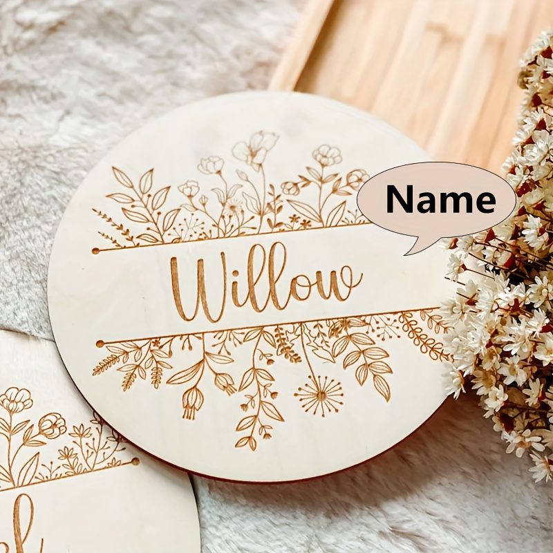 Personalized Floral Engraved N - огляд і ціна Interior Design Names