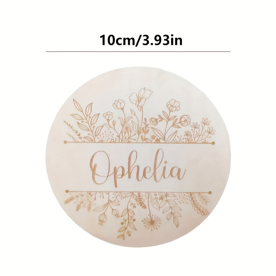 Personalized Floral Engraved N - огляд і ціна Interior Design Names