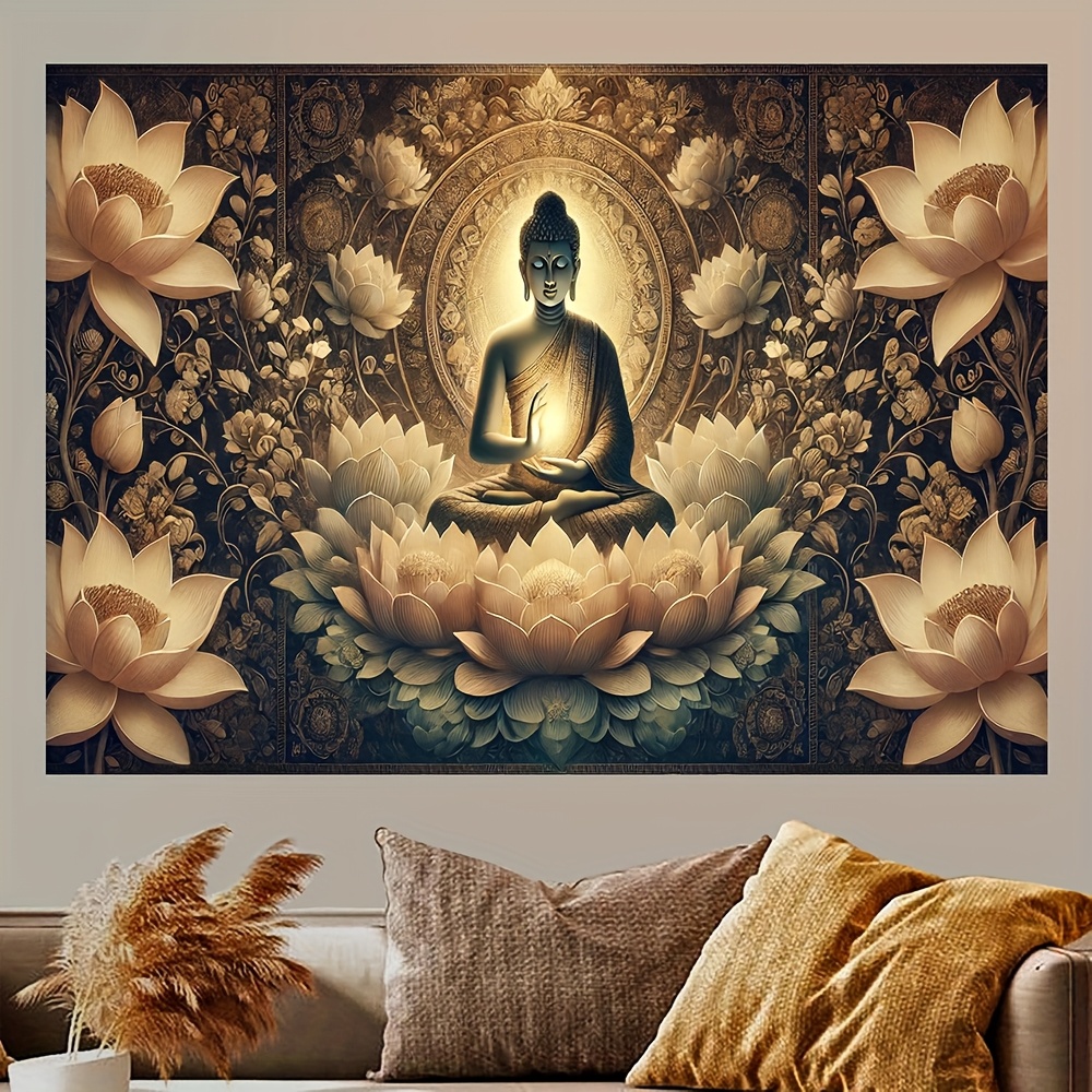 Buddha Lotus Flower Wall Tapes - огляд і ціна Interior Design Zen