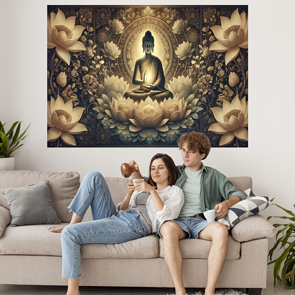 Buddha Lotus Flower Wall Tapes - огляд і ціна Interior Design Zen