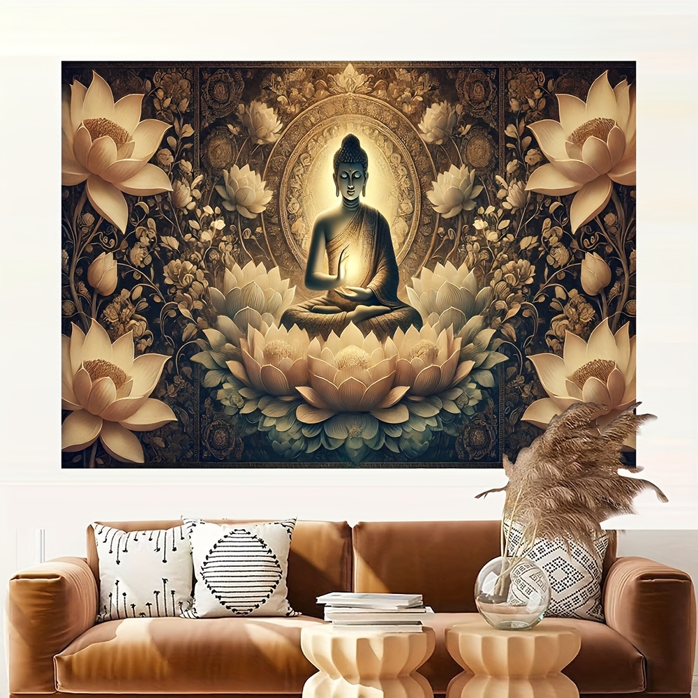 Buddha Lotus Flower Wall Tapes - огляд і ціна Interior Design Zen