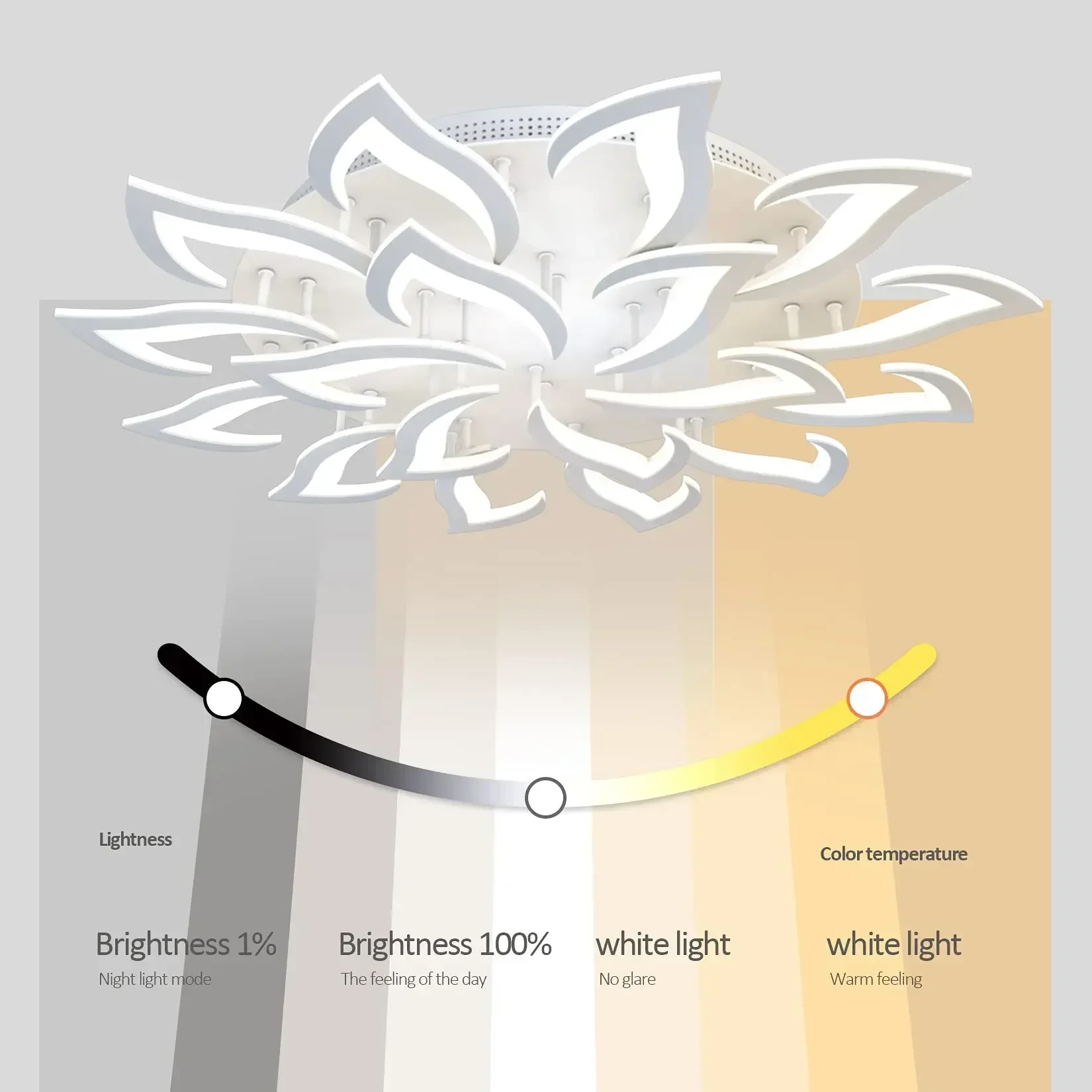 Designer LED Petal Chandelier  - огляд і ціна Interior Design Luxury Living Room