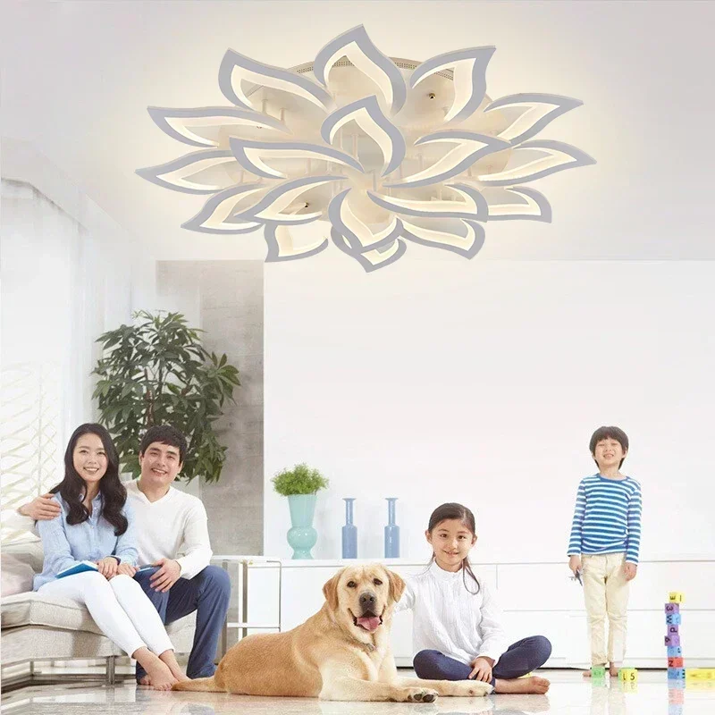 Designer LED Petal Chandelier  - огляд і ціна Interior Design Luxury Living Room