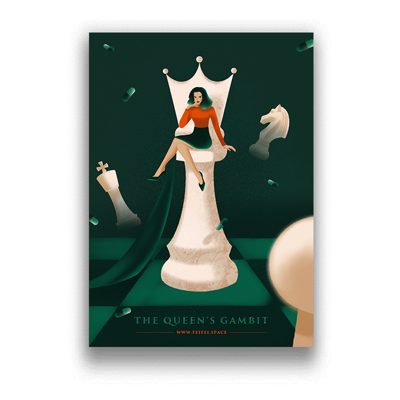 Queen 's Gambit White Coated P - огляд і ціна Interior Design With Wallpaper