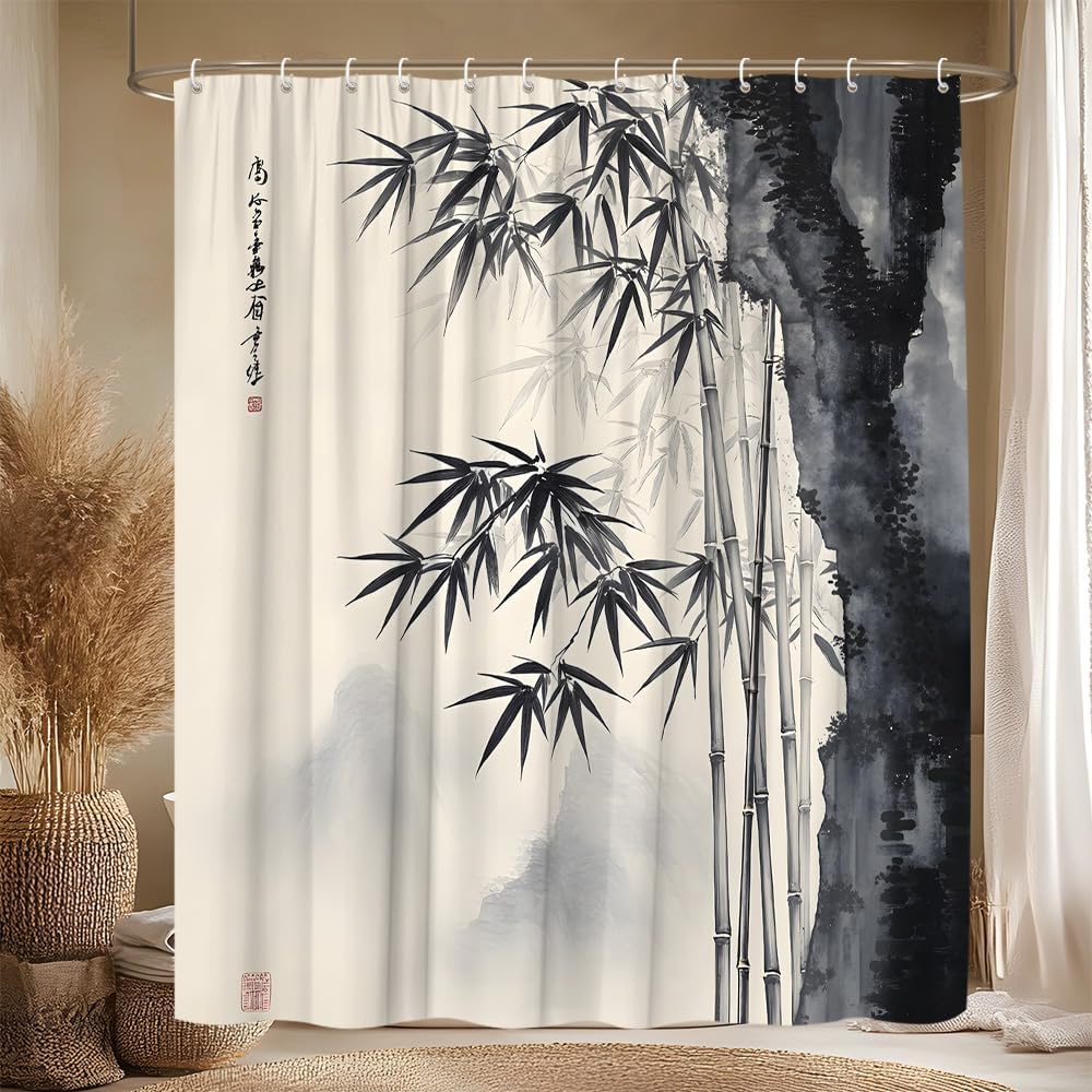 Decorative Asian Bamboo Ink Wa - огляд і ціна Interior Design Zen