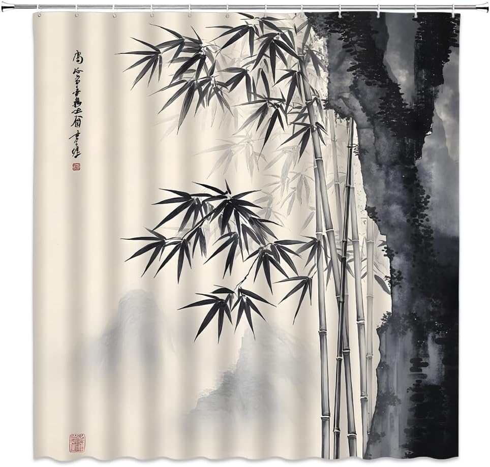 Decorative Asian Bamboo Ink Wa - огляд і ціна Interior Design Zen