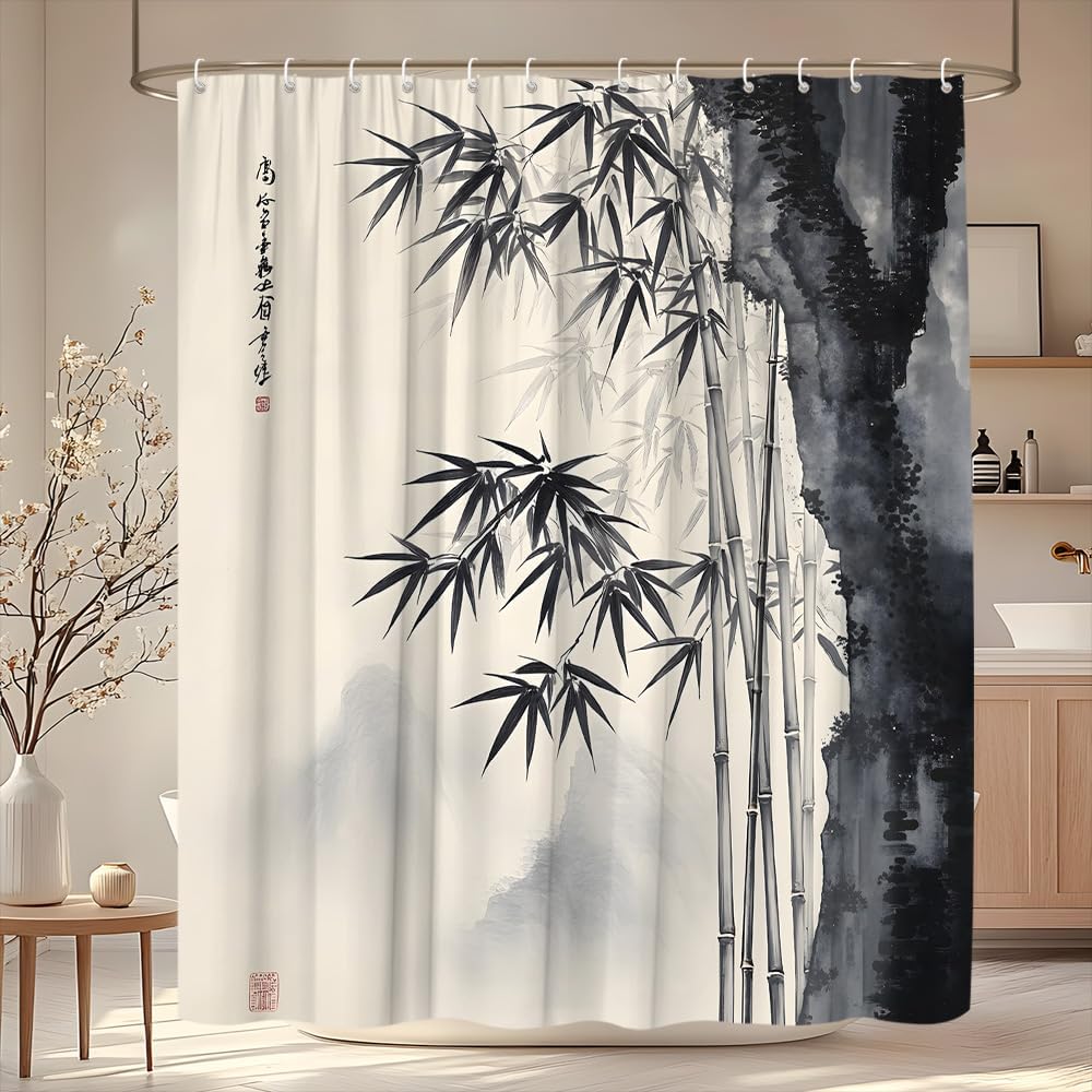 Decorative Asian Bamboo Ink Wa - огляд і ціна Interior Design Zen