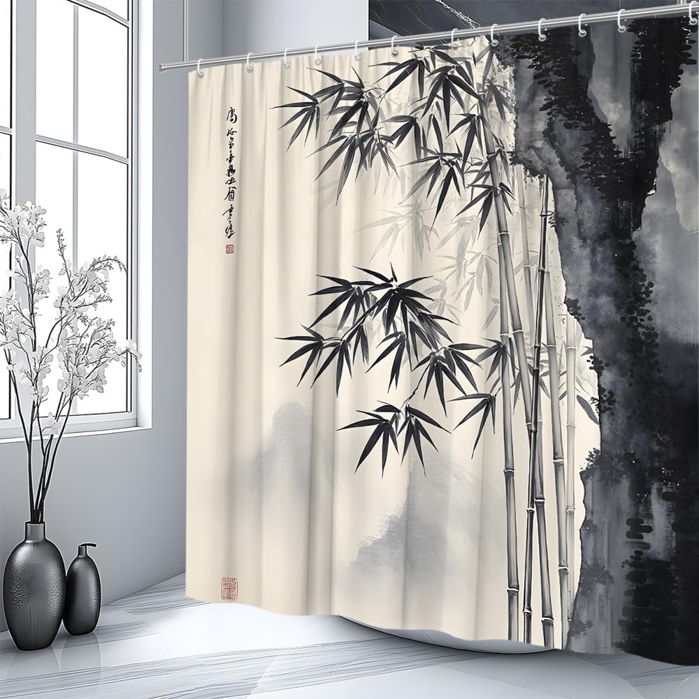 Decorative Asian Bamboo Ink Wa - огляд і ціна Interior Design Zen