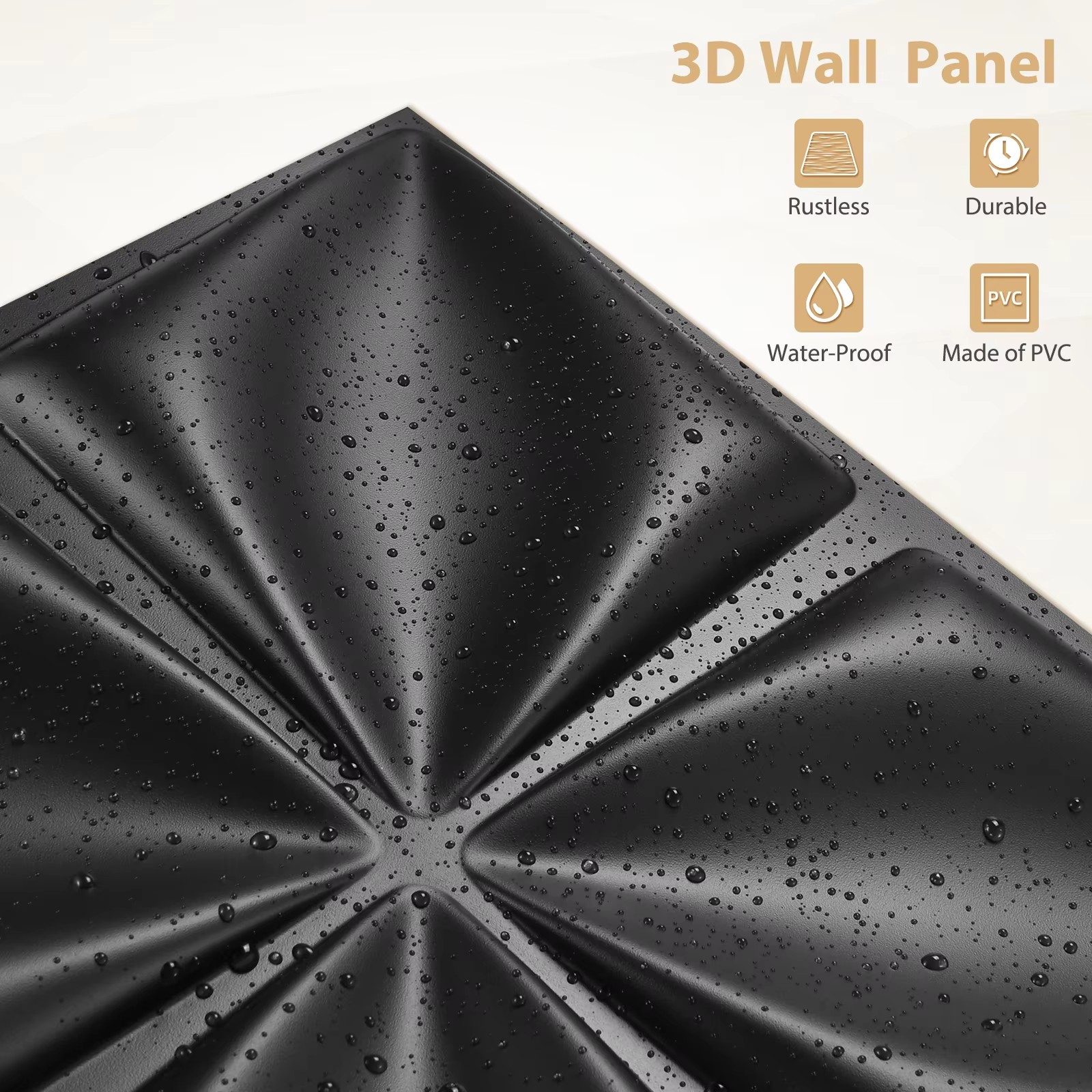 3D Wall Panel PVC Flower Desig - огляд і ціна Interior Design With Wallpaper