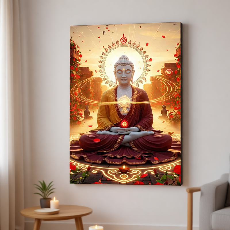 Modern Oriental Buddha Wall Ar - огляд і ціна Interior Design Zen