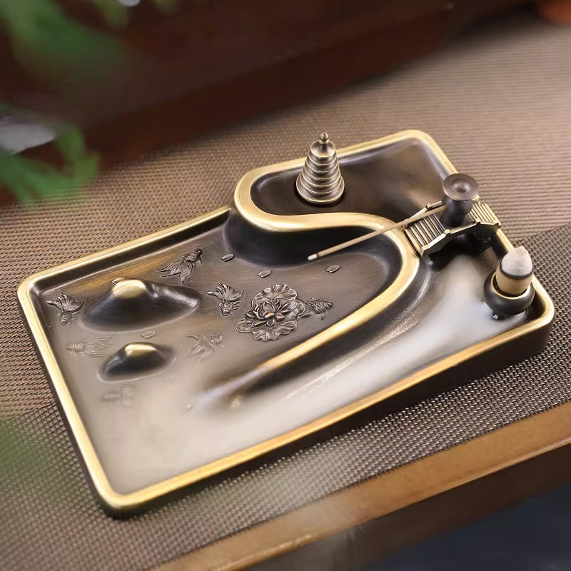 Vintage Copper Incense Burner  - огляд і ціна Interior Design Zen
