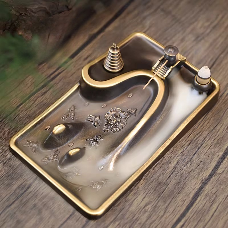 Vintage Copper Incense Burner  - огляд і ціна Interior Design Zen
