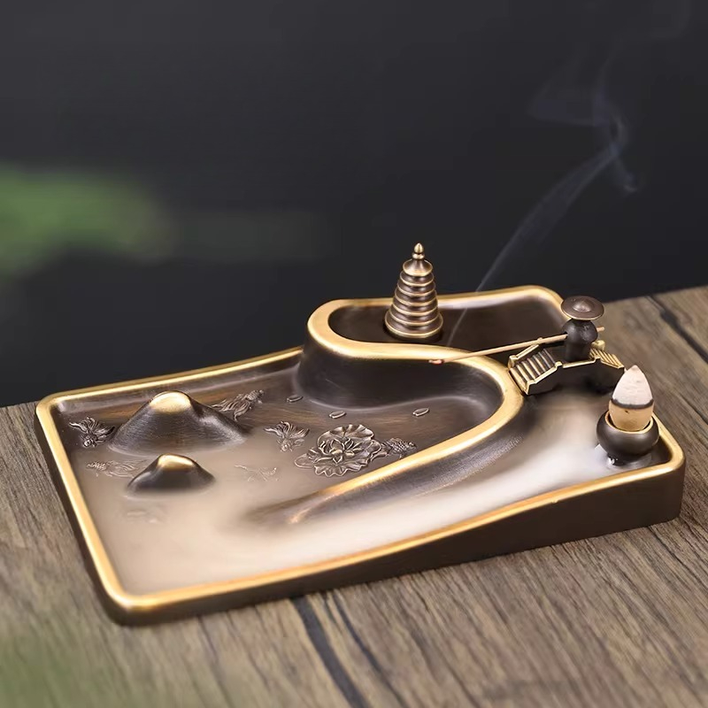 Vintage Copper Incense Burner  - огляд і ціна Interior Design Zen