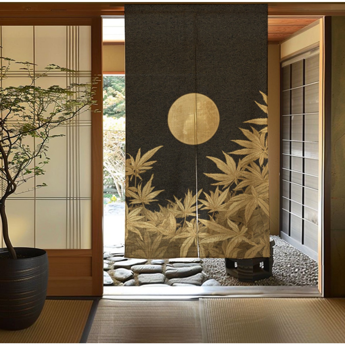 Elegant Japanese Zen Moon Bamb - огляд і ціна Interior Design Zen