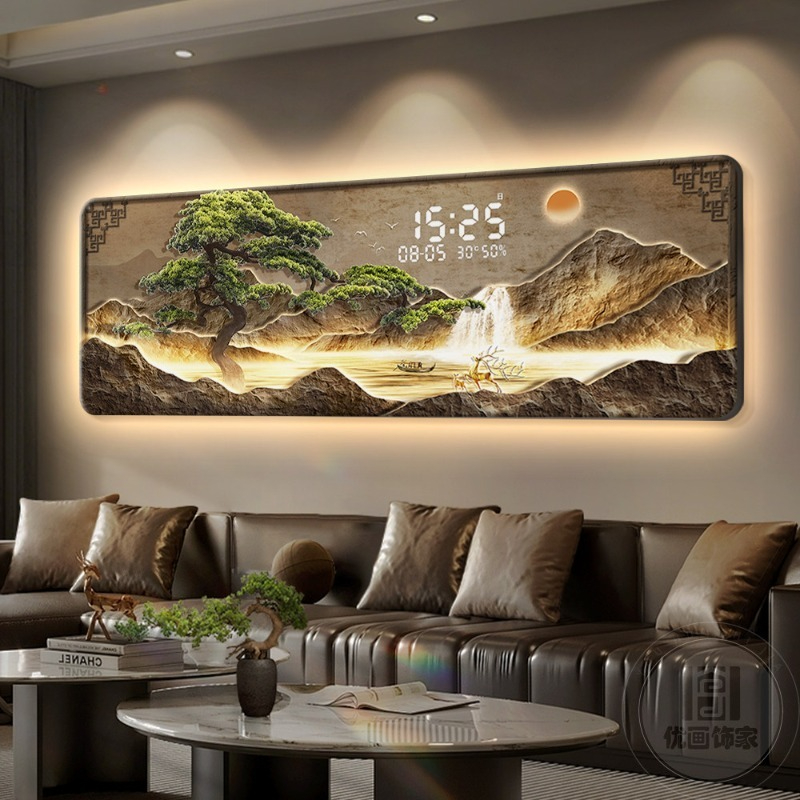Big Size Luxury Clock Wall Dig - огляд і ціна Interior Design Luxury Living Room