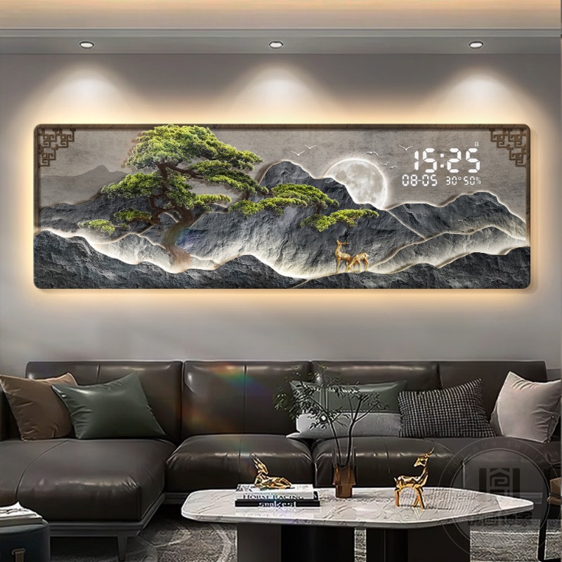 Big Size Luxury Clock Wall Dig - огляд і ціна Interior Design Luxury Living Room