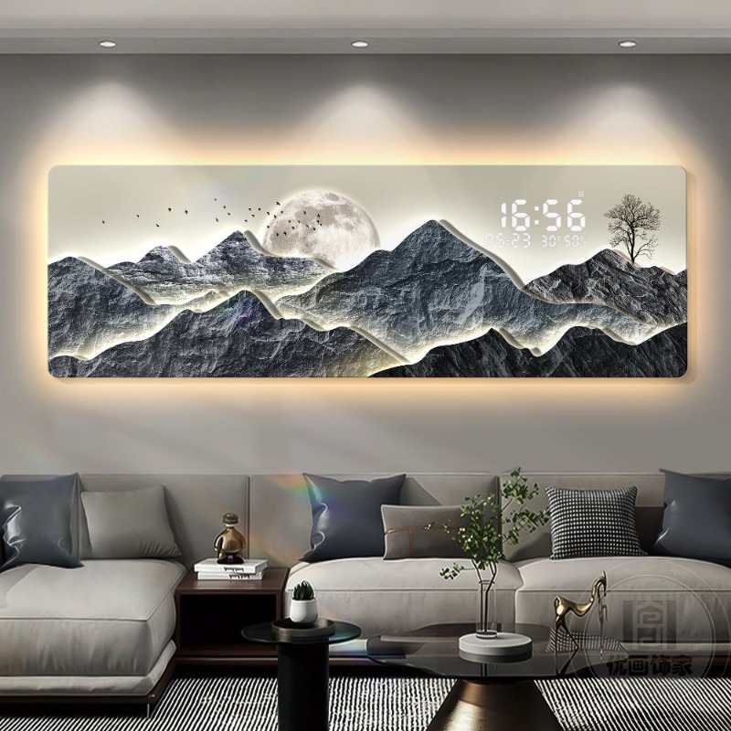 Big Size Luxury Clock Wall Dig - огляд і ціна Interior Design Luxury Living Room