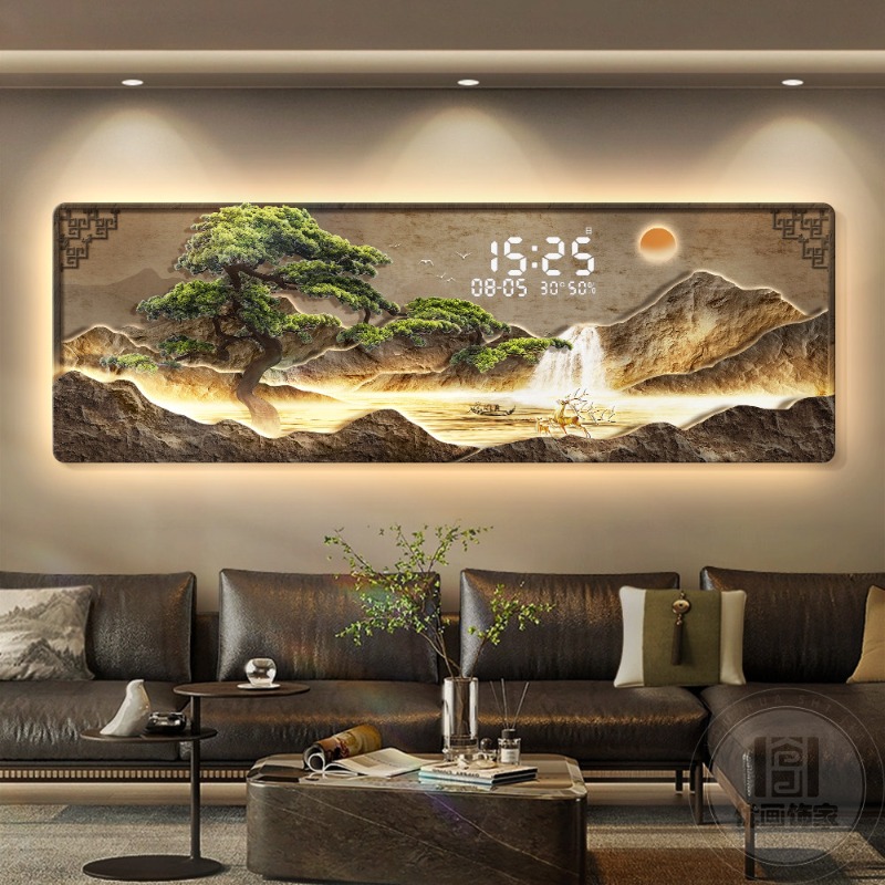 Big Size Luxury Clock Wall Dig - огляд і ціна Interior Design Luxury Living Room