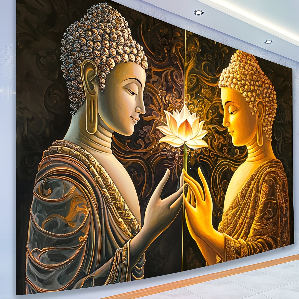 Buddha Lotus Wall Tapestry Spi - огляд і ціна Interior Design Zen