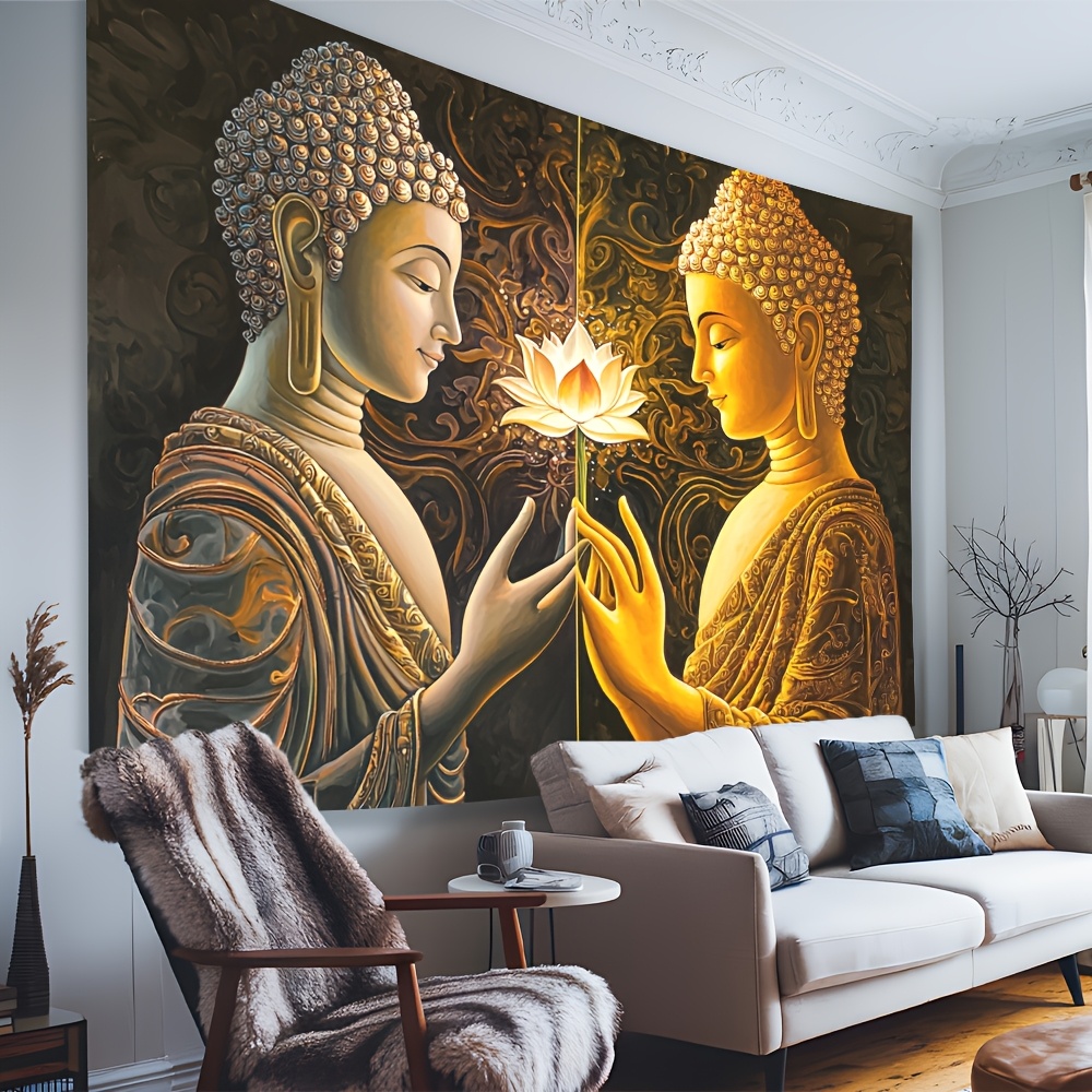 Buddha Lotus Wall Tapestry Spi - огляд і ціна Interior Design Zen