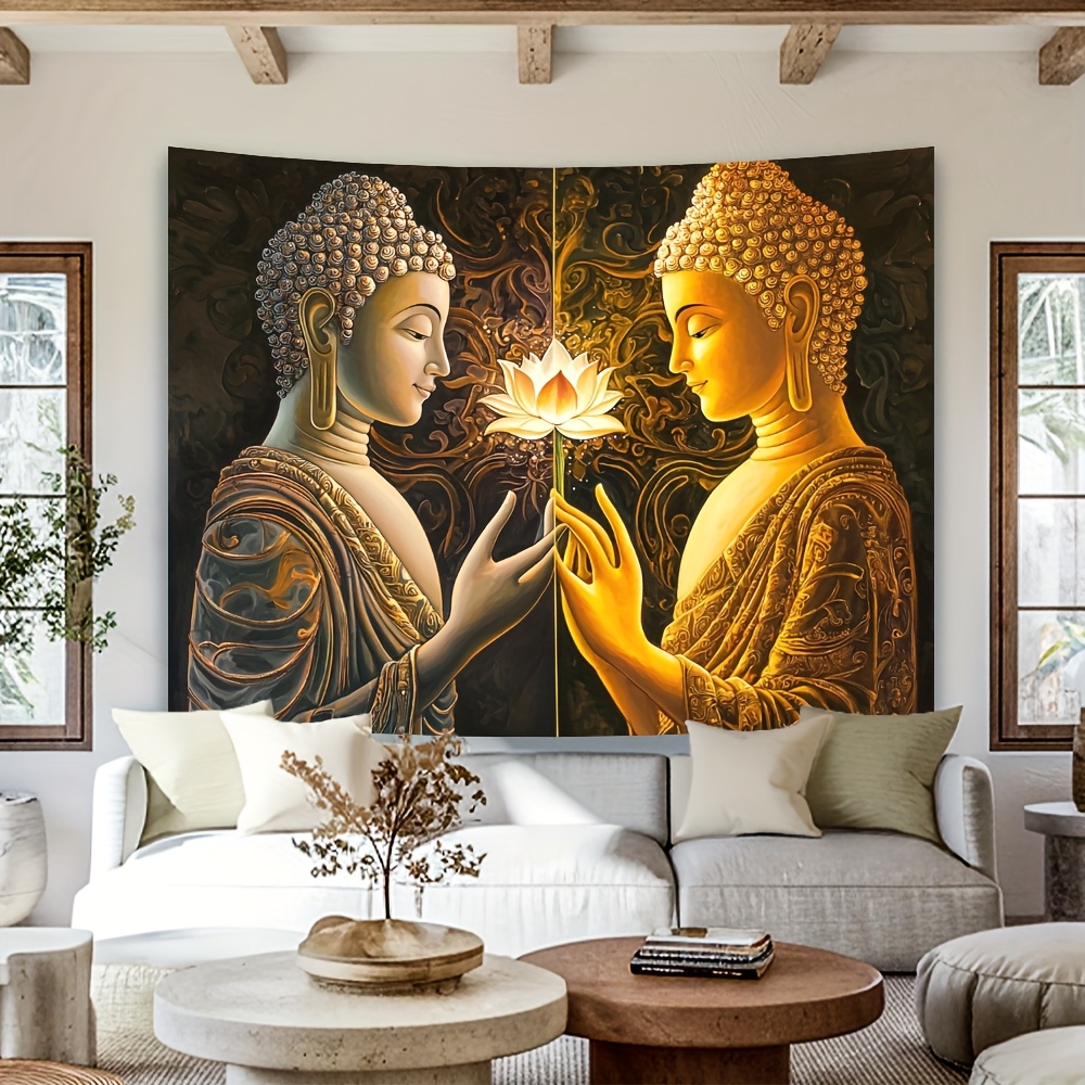 Buddha Lotus Wall Tapestry Spi - огляд і ціна Interior Design Zen