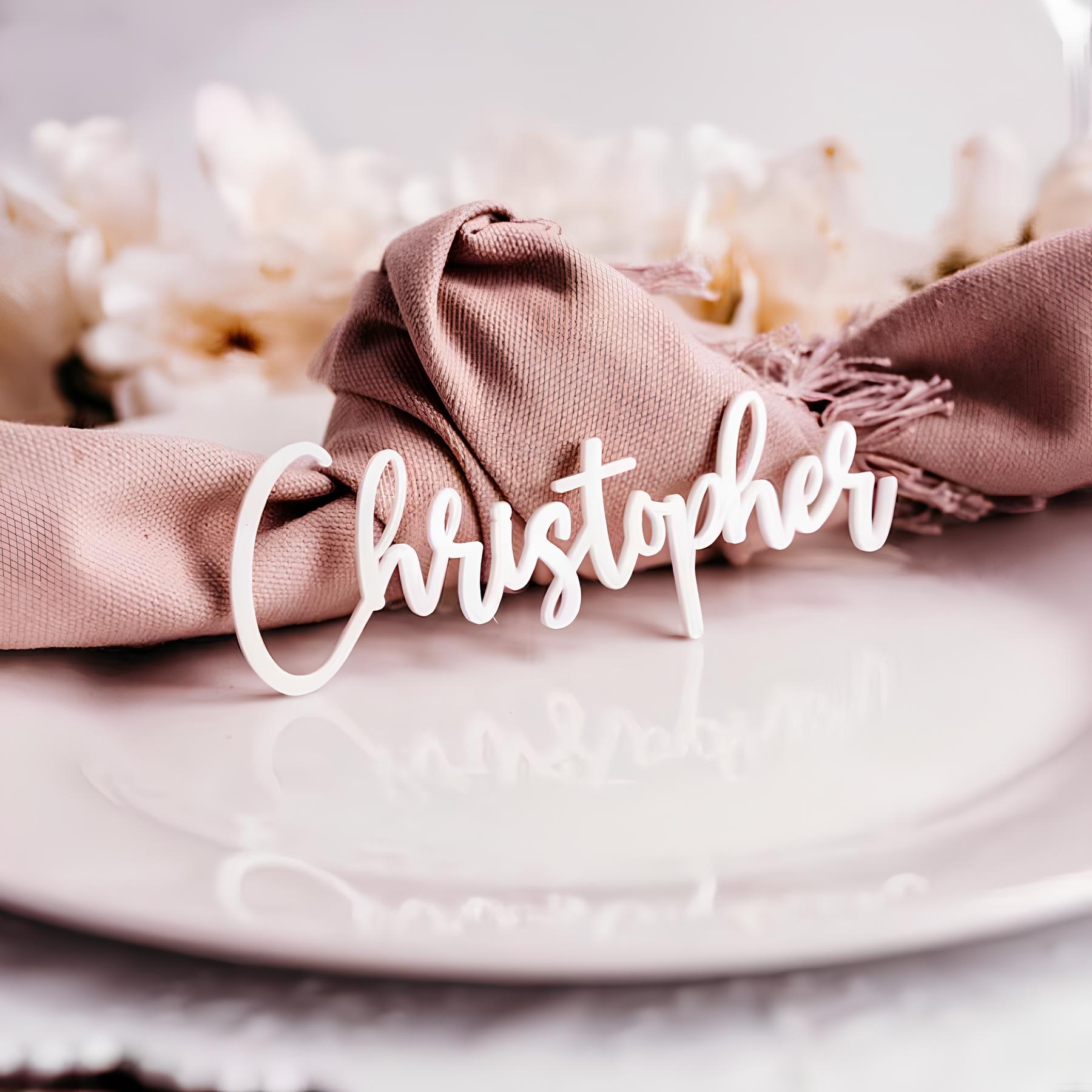 Acrylic Name Place Cards, Wedd - огляд і ціна Interior Design Names