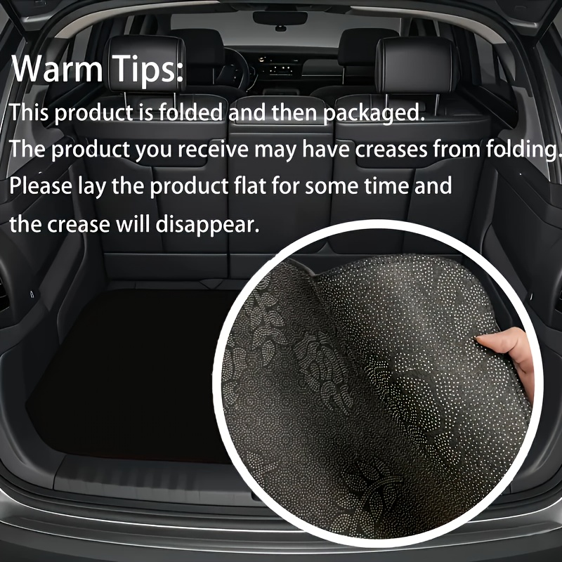 1pc Car Trunk Mat, 2D Graphic  - огляд і ціна Interior Design Graphic Design