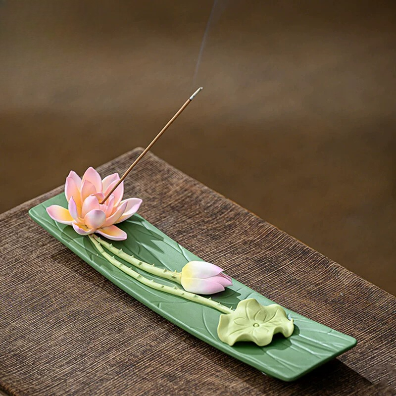 CZ ceramic handmade lotus thre - огляд і ціна Interior Design Zen