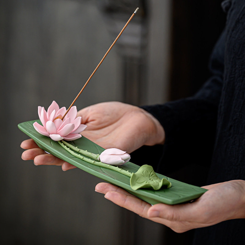 CZ ceramic handmade lotus thre - огляд і ціна Interior Design Zen