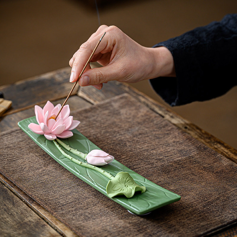 CZ ceramic handmade lotus thre - огляд і ціна Interior Design Zen