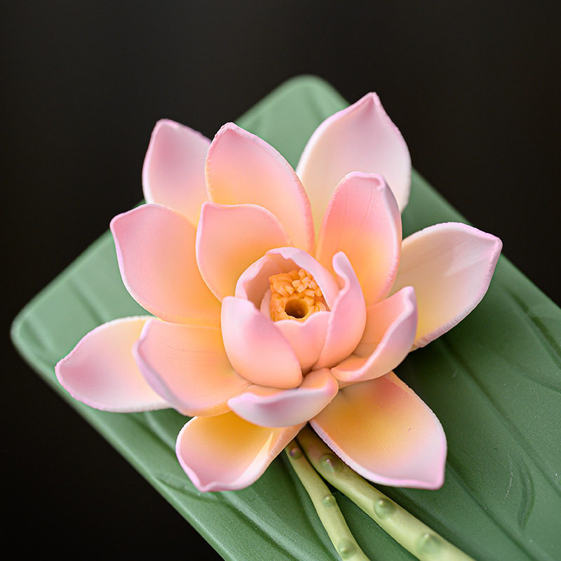 CZ ceramic handmade lotus thre - огляд і ціна Interior Design Zen