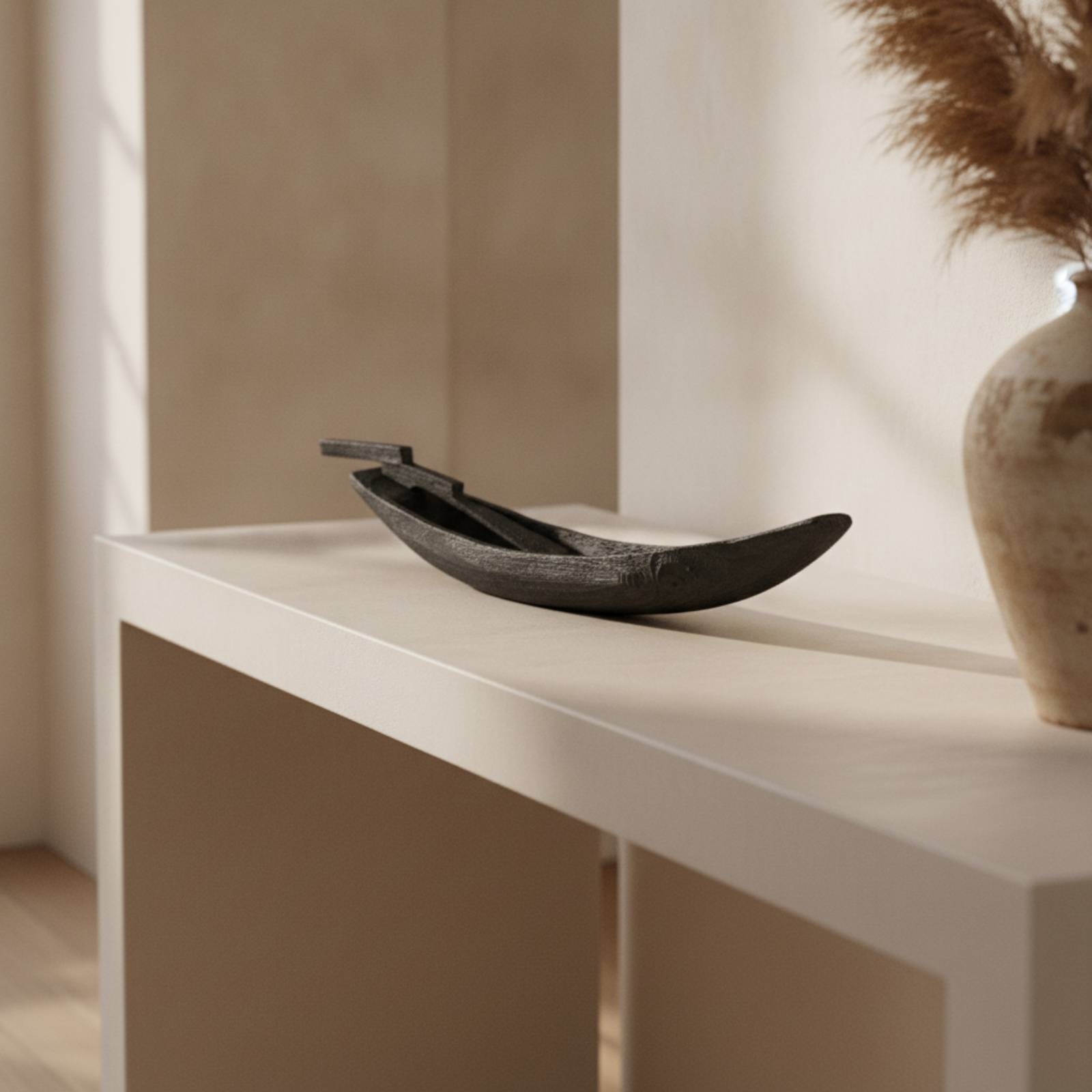 Wooden Boat Ornament Handmade  - огляд і ціна Interior Design Zen