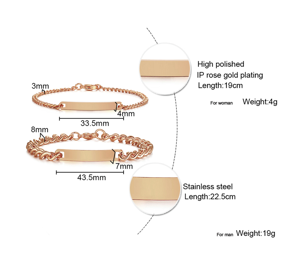 Plate Id Tag Bar Bracelet Cuba - огляд і ціна Interior Design Names