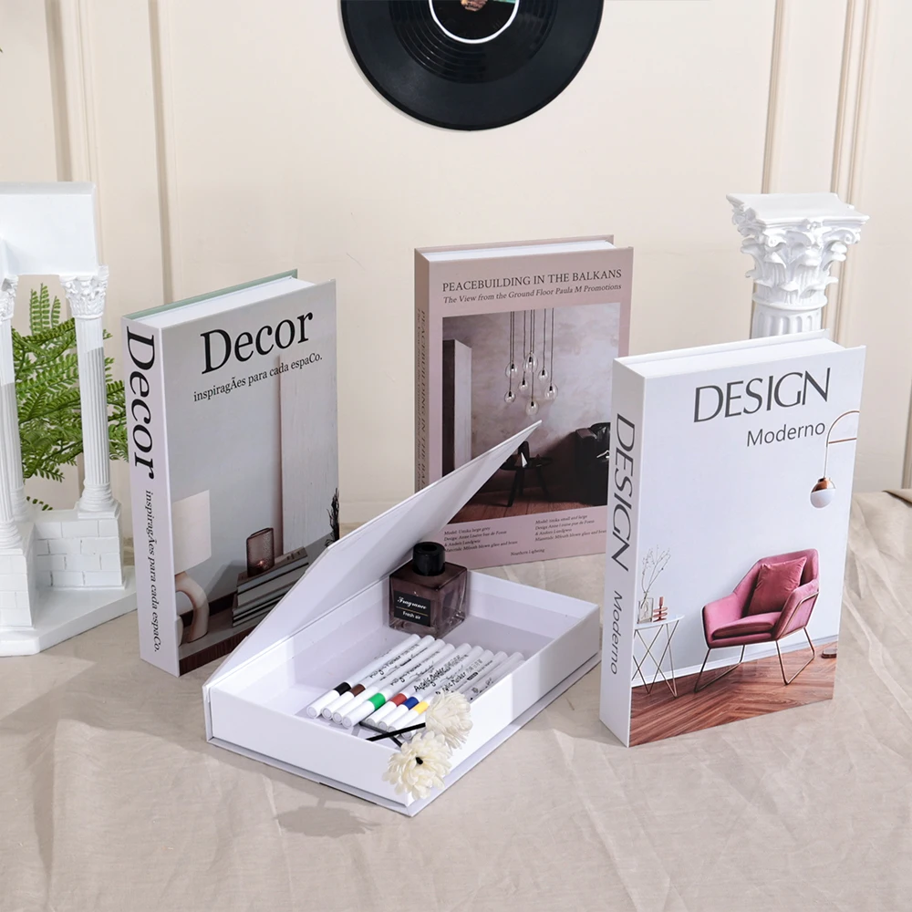 Minimalism Fake Books Decor Lu - огляд і ціна Interior Design Luxury Living Room