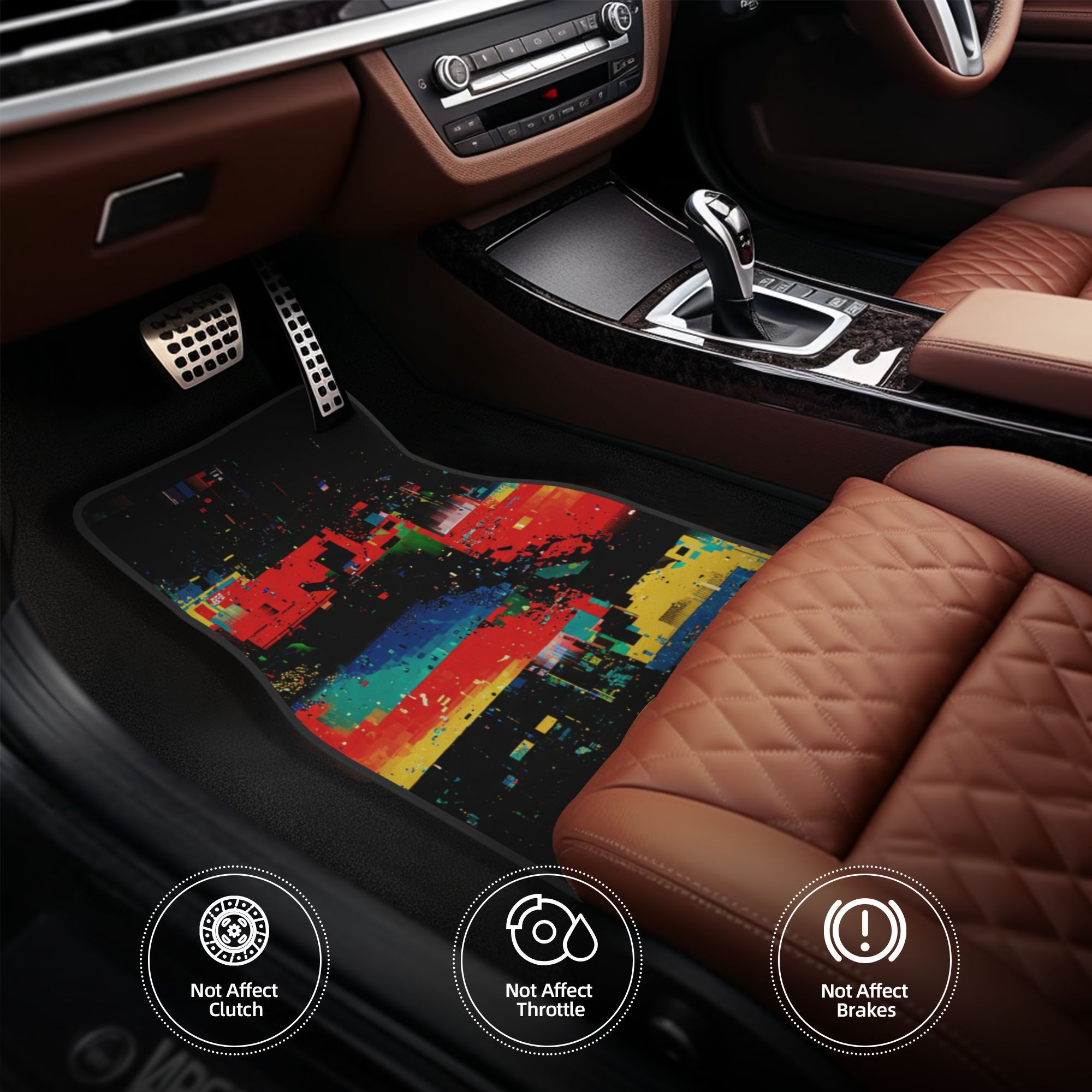 4pcs Fashionable Car Mats, Pri - огляд і ціна Interior Design Graphic Design