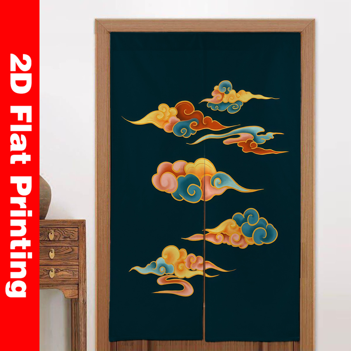 Japanese Door Curtain Screen D - огляд і ціна Interior Design Zen