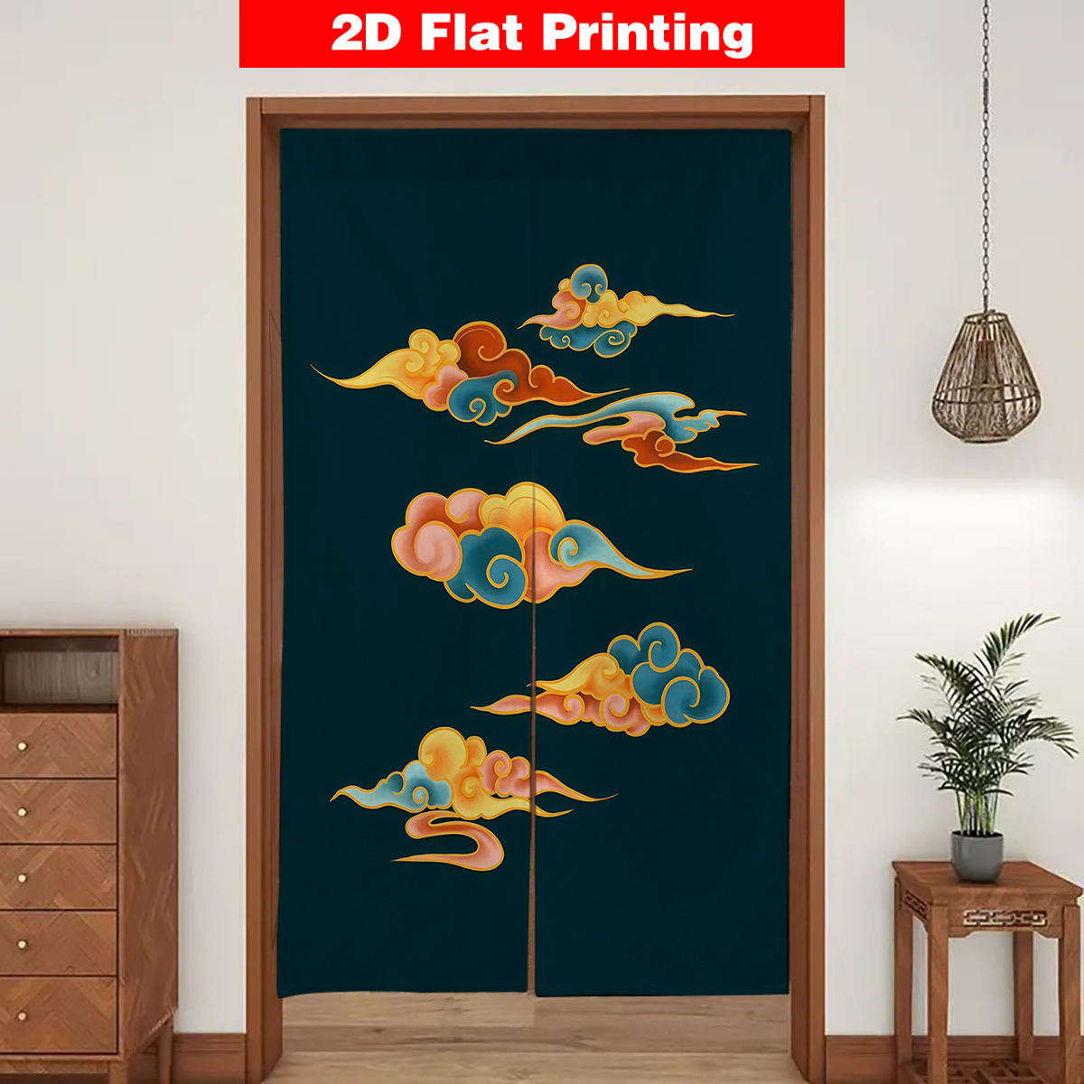 Japanese Door Curtain Screen D - огляд і ціна Interior Design Zen