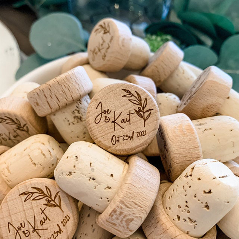 Customized Wood Wine Stopper W - огляд і ціна Interior Design Names
