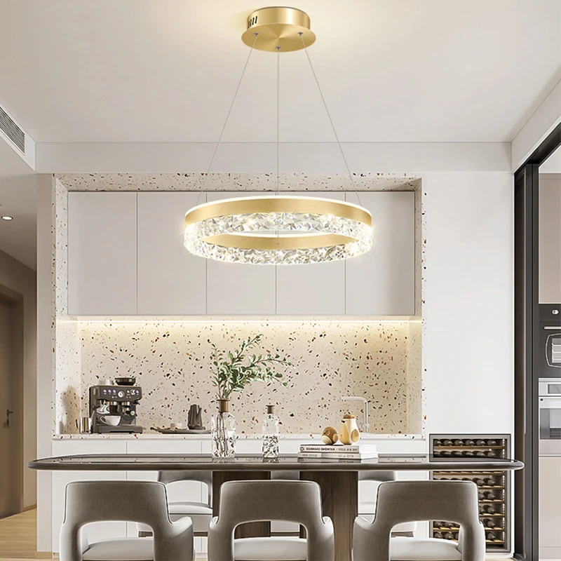 Modern Luxury Crystal LED Pend - огляд і ціна Interior Design Luxury Living Room