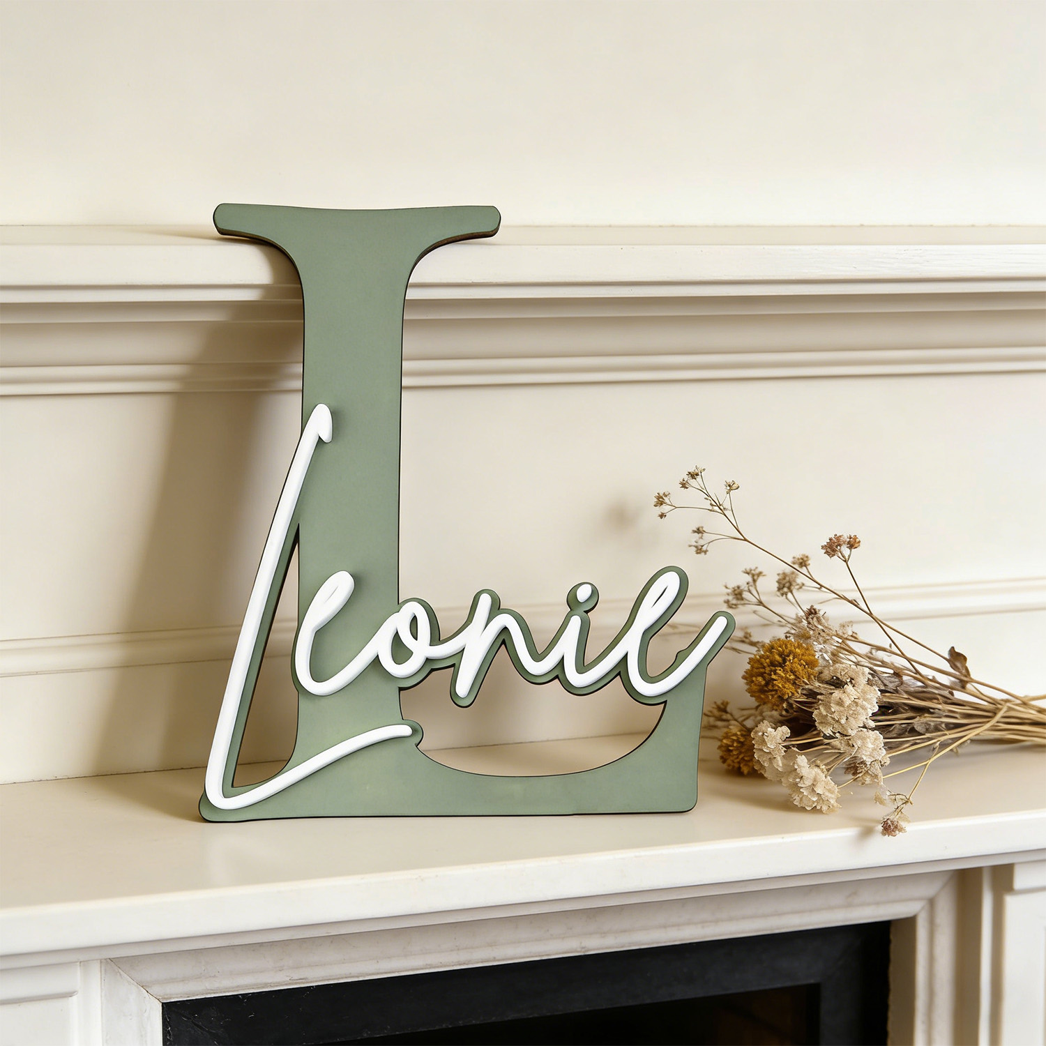1pc Double-layer Wooden Name D - огляд і ціна Interior Design Names