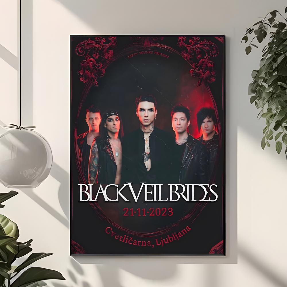 rock band B-Black Veil Brides  - огляд і ціна Interior Design With Wallpaper