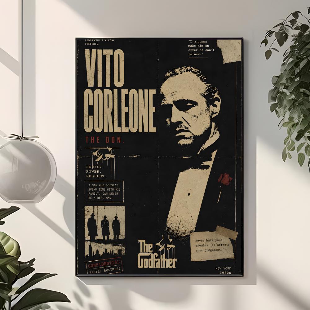 gangster classic T-The Godfath - огляд і ціна Interior Design With Wallpaper